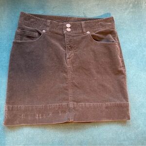 Patagonia Corduroy Mini Skirt, Gray, Women's Size 6